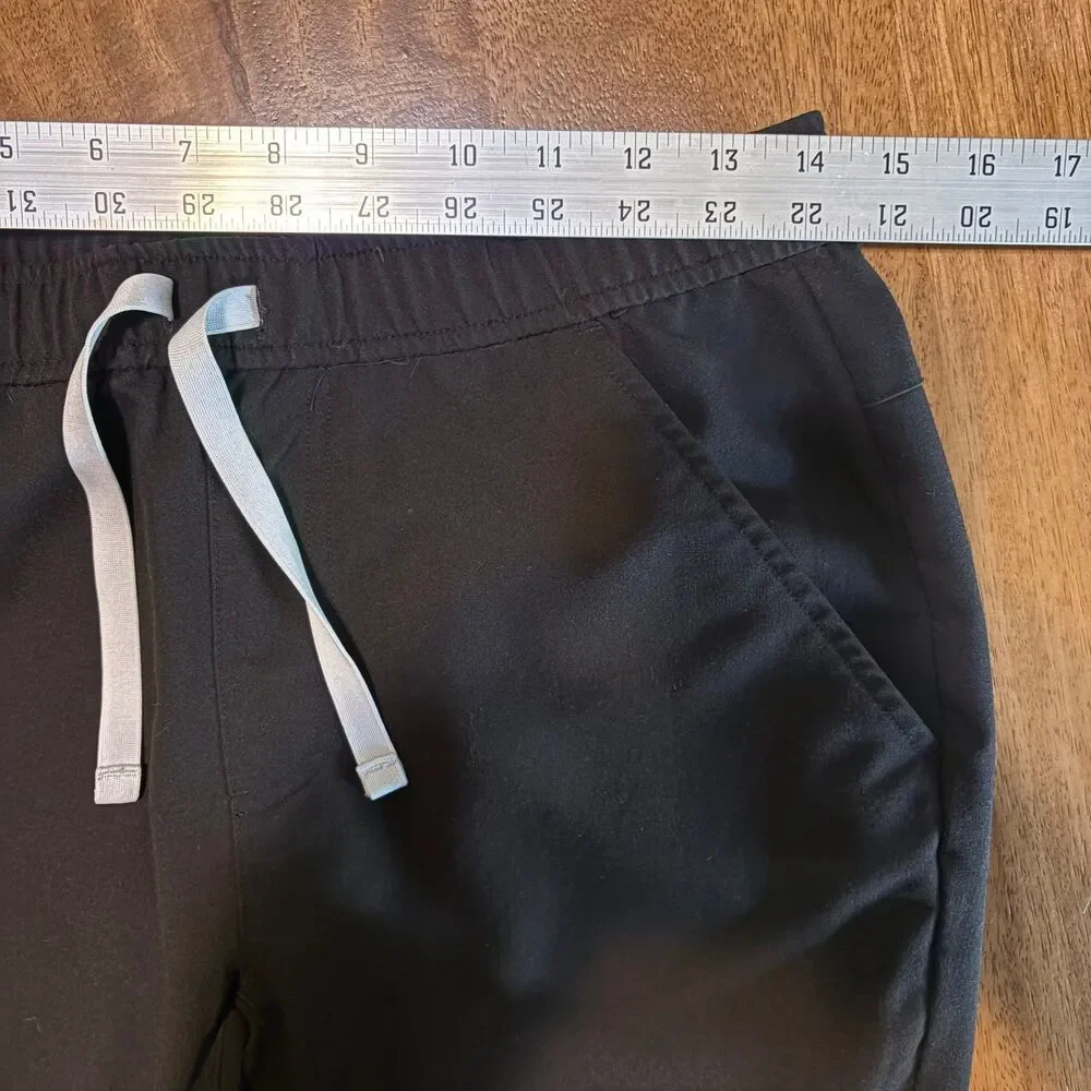 FIGS Men's Scrub Jogger Pants Small Elastic Waist Technical Collection Black